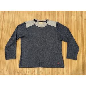 Tommy Bahama Fleece Pullover Shirt Sweatshirt Sweater Blue Heather Mens XL